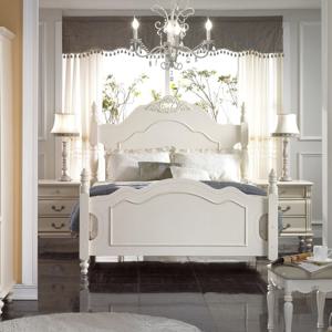 티보니 엔틱 자작나무 원목 퀸 침대