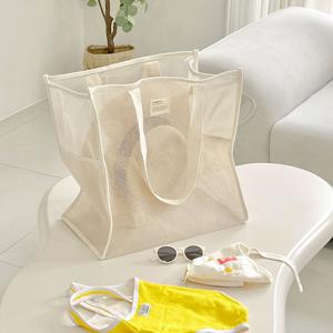 비치백 메쉬 여름 수영장 가방 2colors