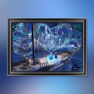 겨울왕국 해피엔딩 캔버스 직소 퍼즐 액자 세트 1000피스 월트 디즈니 애니메이션 캐릭터