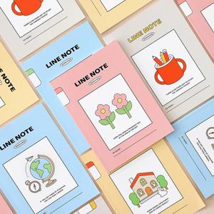 인디고어린이 초등 고학년 줄노트 4권 (3-6 무제 22줄)