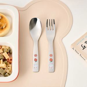 안전한 스텐304 수저 포크 세트 해피스프링