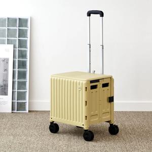 큰바퀴와 각도조절손잡이와 이동이 쉬운 폴딩카트 30L