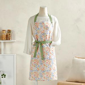 생활방수 앞치마 블루플라워