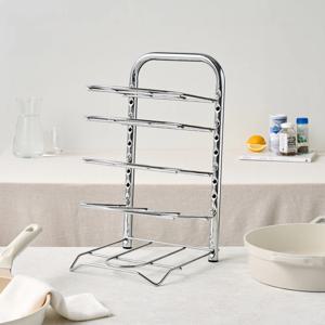 마이키친 높이조절 5단 프라이팬정리대