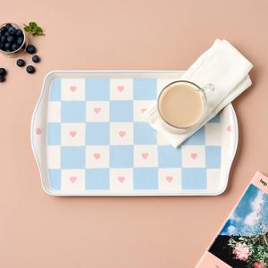 러브소르베 멜라민 쟁반 블루 L