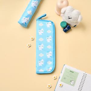 구름 밀크캣 패턴 우산 파우치 블루