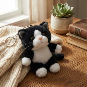 턱시도 냥이 키링 힐링 인형 귀여운 남친 여친 고양이 새차 행운 애착 생일 선물