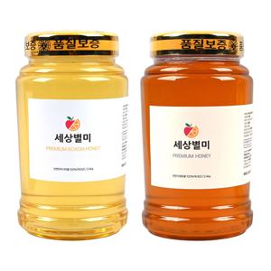 프리미엄 천연 100% 벌꿀 2.4kg 아카시아 야생화