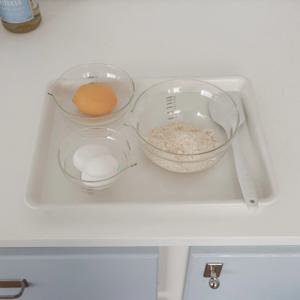 [리퍼] 유리 눈금 믹싱볼 글라스 3P 세트 홈베이킹 계량볼