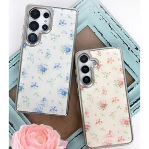 갤럭시S26 S25 S24 울트라 플러스 꽃 빈티지 플라워 패턴 범퍼 케이스