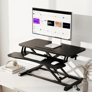 수동가스실린더 스탠딩 모션 데스크 워크스테이션 APL-SMD800