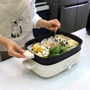 3in1 사각 멀티쿠커(플레이트 3종 포함) KNG-440NK