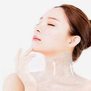 일회용 비닐 넥 시트 목 주름 패치 커버 마스크 100매 팩 시트지