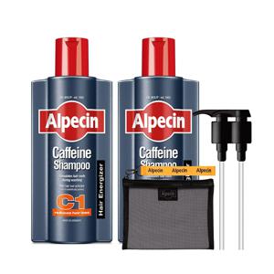카페인 샴푸 c1 600ml 2개(+메쉬파우치+펌프 2개 증정)