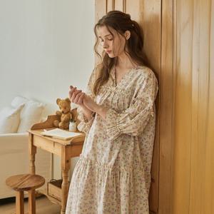 리제나 7부 원피스 크림옐로우 (40수)