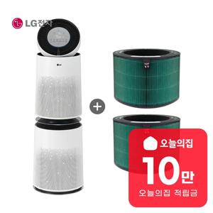 [렌탈] 퓨리케어 공기청정기 30평형 100m2+360도 V필터 2개