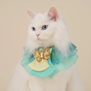 강아지 한복 케이프 그린