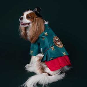 강아지 한복 네번째 No.4 남 궁중