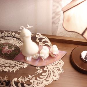 오리가족 캔들 & 나뭇잎 트레이