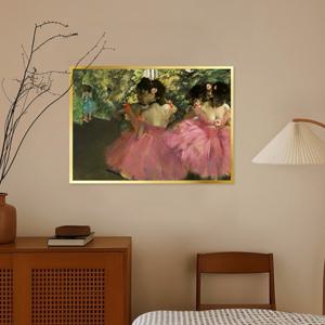 에드가 드가 발레 발레리나 그림 명화 액자 - 핑크 인 댄서