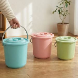 파스텔컬러 다용도 양동이 청소물통 세차버킷 6L 8.5L 10.5L