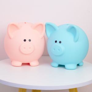 통통 파스텔 돼지저금통 쉽게 열리는 감성 저금통 인테리어 소품 (2colors)