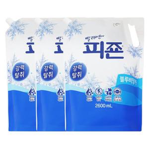 피죤 섬유유연제 블루비앙카 리필 2600ml x3