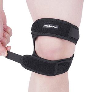 아이워너 슬개건 이중 무릎 보호대 벨크로 압박 밴드 헬스 러닝 운동