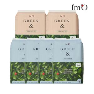아임오 그린앤 비건생리대 중형 28Px4팩+대형 28Px2팩 (총 168P)