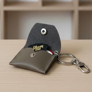 가죽 기타 피크 케이스 키링 일렉 통