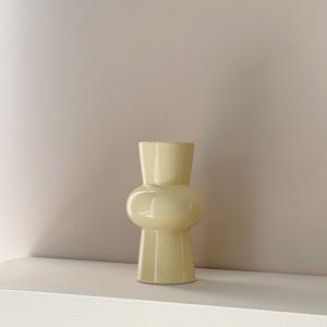 LOY cream vase 인테리어 오브제 꽃 화병