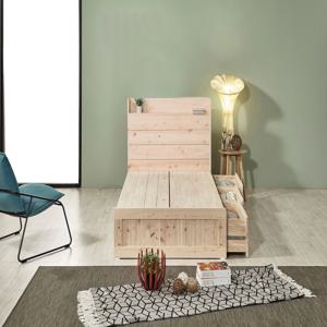 편백 수납 서랍 벙커수납 선반형헤드 무절 침대 슈퍼싱글 퀸 침대 P-BE-077