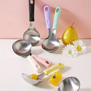 스텐 빅헤드 서빙스푼 미니국자 (8color)