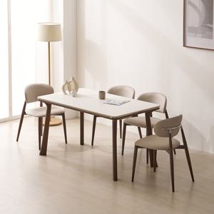 이즈 디바 포세린 세라믹 1400 4인 원목 식탁 테이블/식탁 의자