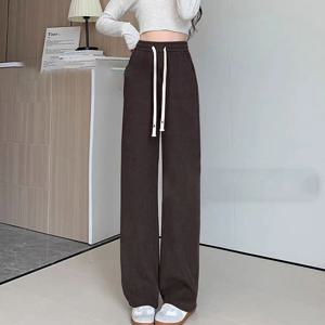 기모 와이드 밴딩 팬츠 코듀로이 골덴 일자핏 팬츠