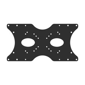 베사 VESA 최대 400X200 확장 연장 브라켓 VC2