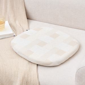 마이호텔 자카드 메모리폼 방석 아이보리 40x40