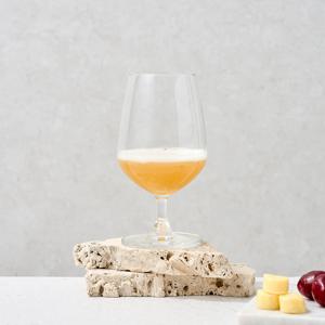 투명한 유리 고블렛 비어 맥주잔 380ml