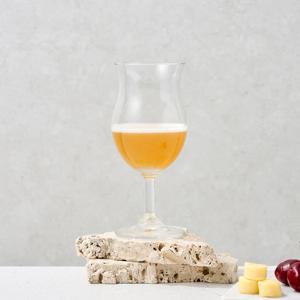 투명한 유리 고블렛 비어 튜브잔 340ml