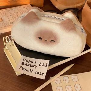 샴 고양이 필통 캐릭터 파우치 대용량필통 펜파우치 인형 봉제 동물