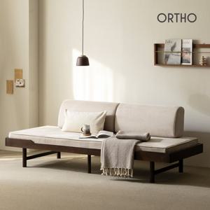 쿠폰혜택가 179,100원/오트밀 원목 데이베드 소파 침대 소파베드