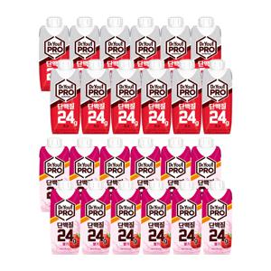 닥터유 프로 단백질 드링크 초코 250ml x12 + 딸기 250ml x12