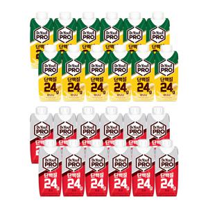 닥터유 프로 단백질 드링크 바나나 250ml x12 + 초코 250ml x12