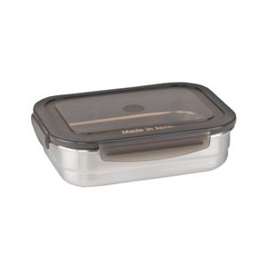 스텐 밀폐용기 스텐콕 납작이 1호 650ml