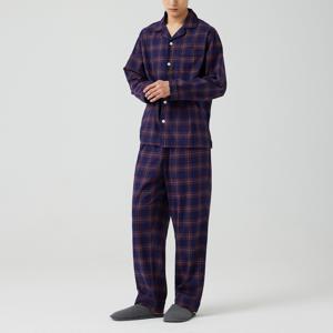 남 플란넬 멀티체크 파자마 세트(3 colors)