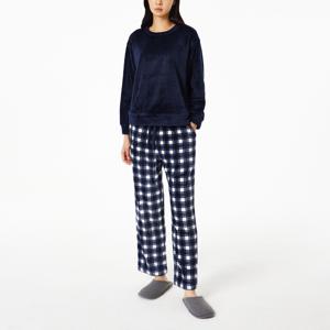 여 극세사 체크 파자마 팬츠 (3 colors)