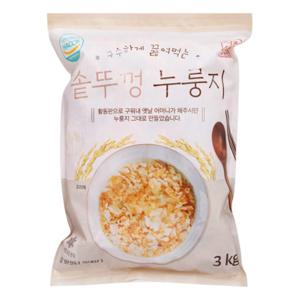 착한상점 구수하게 끓여먹는 솥뚜껑 누룽지 3kg*1봉