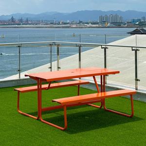 캠퍼스 6인테이블 야외 테라스 테이블세트 7colors