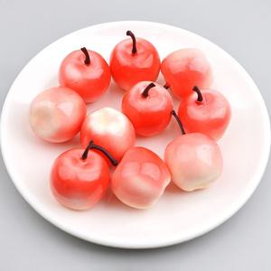 미니 핑크 사과 모형 3.5cm 10개 모조 과일모형