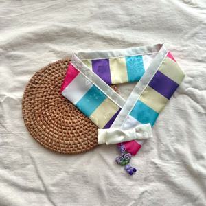 강아지한복 케이프 핸드메이드 중형견 설빔 스카프